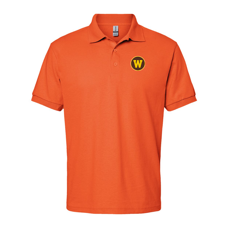 Men's   Western Michigan Broncos  Gildan Dry Blend Jersey Polo